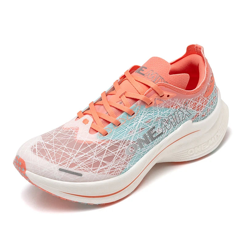 ONEMIX 2025 New Carbon Plate Marathon Running Shoe Pro Tests Stable Support For Shock-absorbing Ultralight Bounce Sneakers