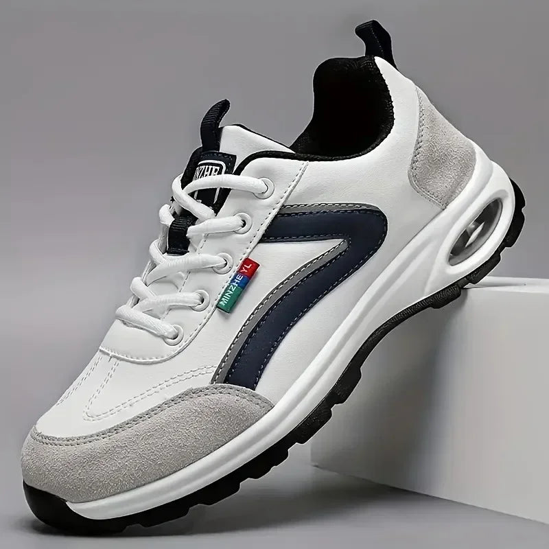 Trendy Men’s Indoor Height Increase Running Shoes Anti-Slip Rubber Outsole Casual Shoes All-Day Comfort Gym Work Men's Sneakers