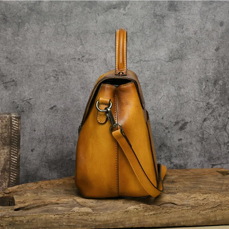 MOTAORA Vintage Handbags For Women Genuine Leather Shoulder Bags 2025 Woman Bag Rabbit Embossed Handmade Luxury Designer Handbag