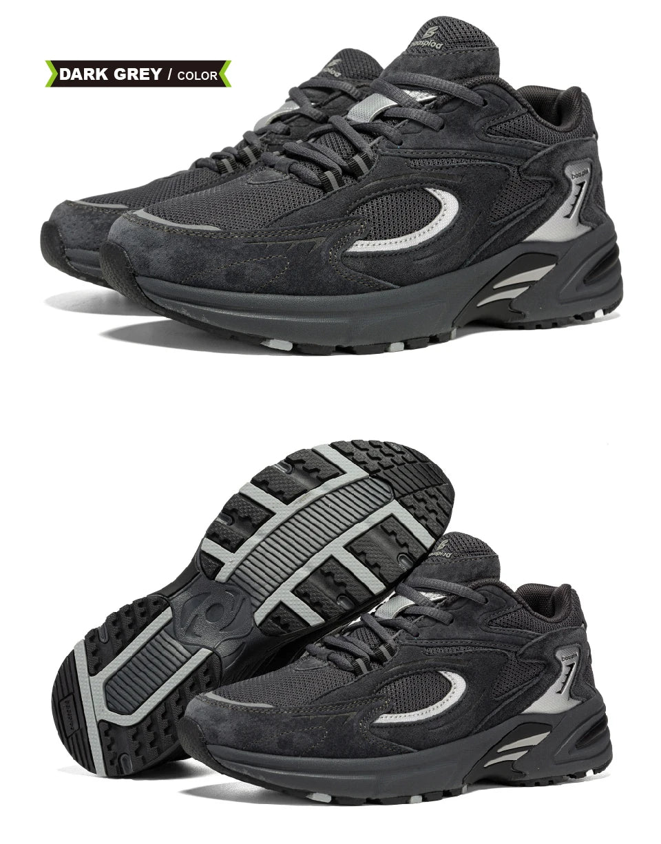 Baaslpoa New Men's Running Shoes Casual Mesh Fabric Breathable Non-Slip Walking Shoes Male Outdoor Basketball Sports Shoes