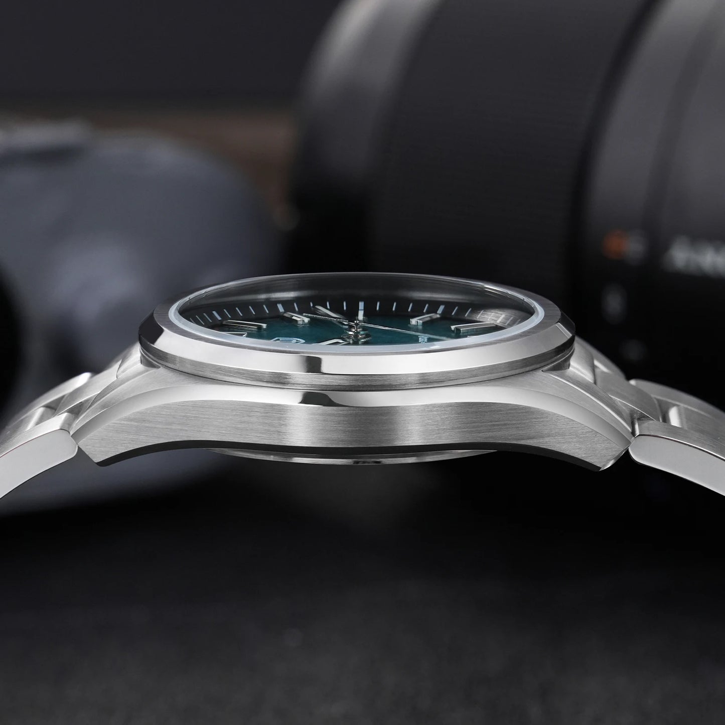 Watchdives WD0003B Original Design Aventurine Dial Men Watch VH31 Sweep Seconds Quartz Movement 36mm Watches Luminous Waterproof