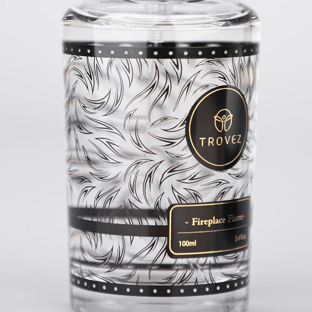 TROVEZ Fireplace Flame Eau de Parfum 100ml Perfume Smoky Woody tone Tone Long-lasting Fragrance Body Spray Scent Perfume Man