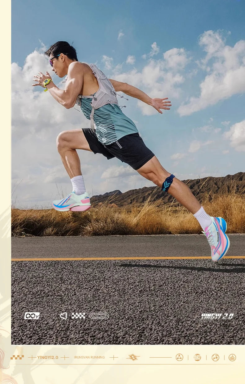 IRUNSVAN Shadow Wing 2.0 Carbon 2024 Sport Shoes Original Trendy Casual Sneakers Outdoor Marathon Running Shoes Men Unisex