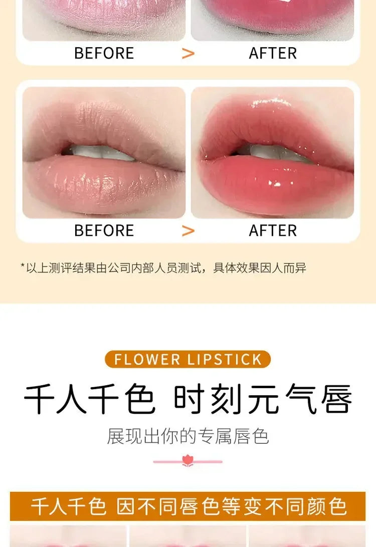 Magic Lipstick Color Changing Long Lasting Lipstick Waterproof Red Lip Stick Lip Plumper Kawaii Makeup Girl Cute Cosmetics