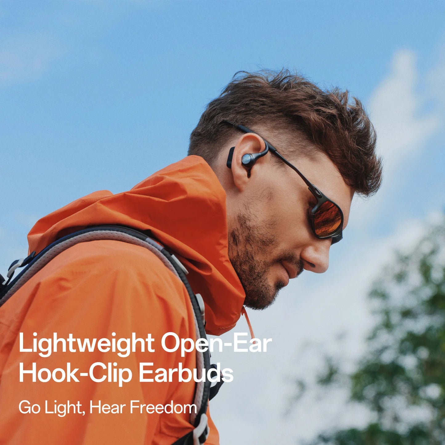 OpenRock S2 Open Ear Bluetooth 6.0 Earphones Hi-Res LDAC Headphones IPX5 Wireless Sports Earbuds With AI ENC Mic OWS APP Support