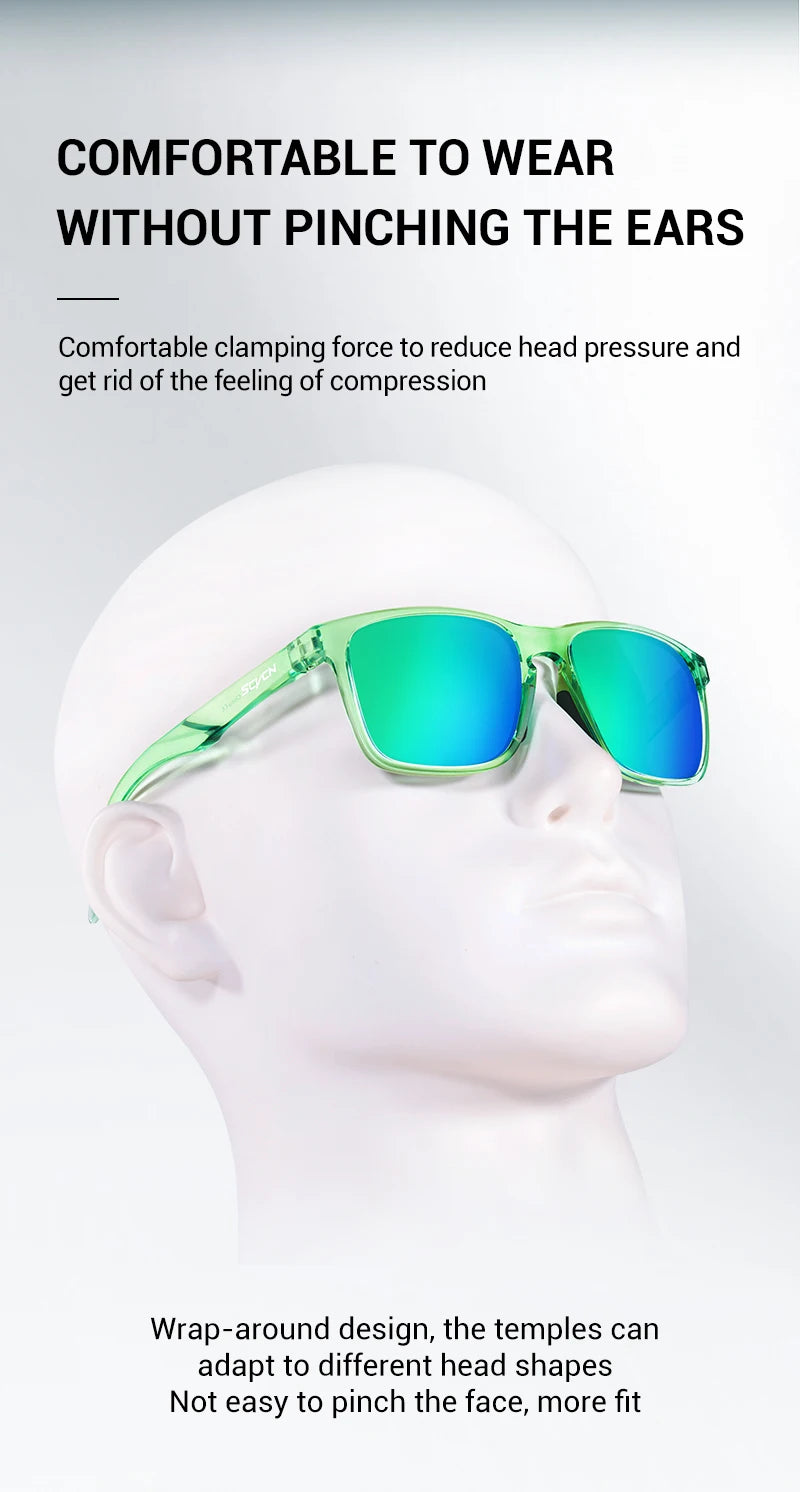 SCVCN Polarized Sunglasses Men MTB Cycling Glasses Outdoor Sports Bike UV400 Goggles Women Fishing Bicycle Cycling Glasses New