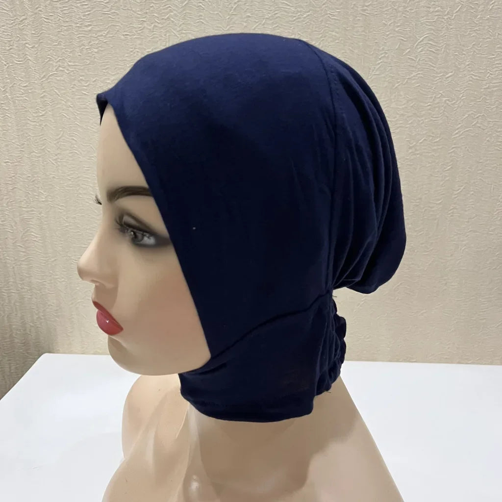 Soft Inner Muslim Women Hijab Cap Islamic Head Wear Hat Underscarf Cotton Hats Bonnet Turkish Scarves Arab Headdress India Caps