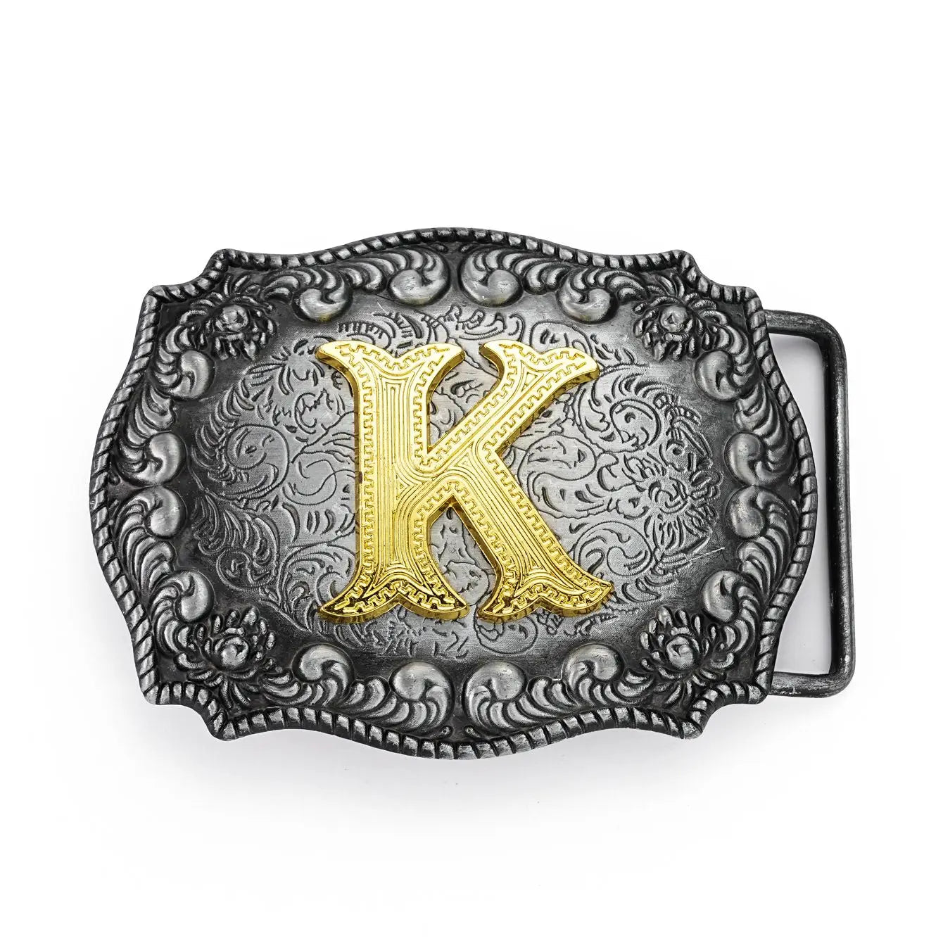 Western Cowboy letter belt buckle - stylish and unique stylish waist accessory