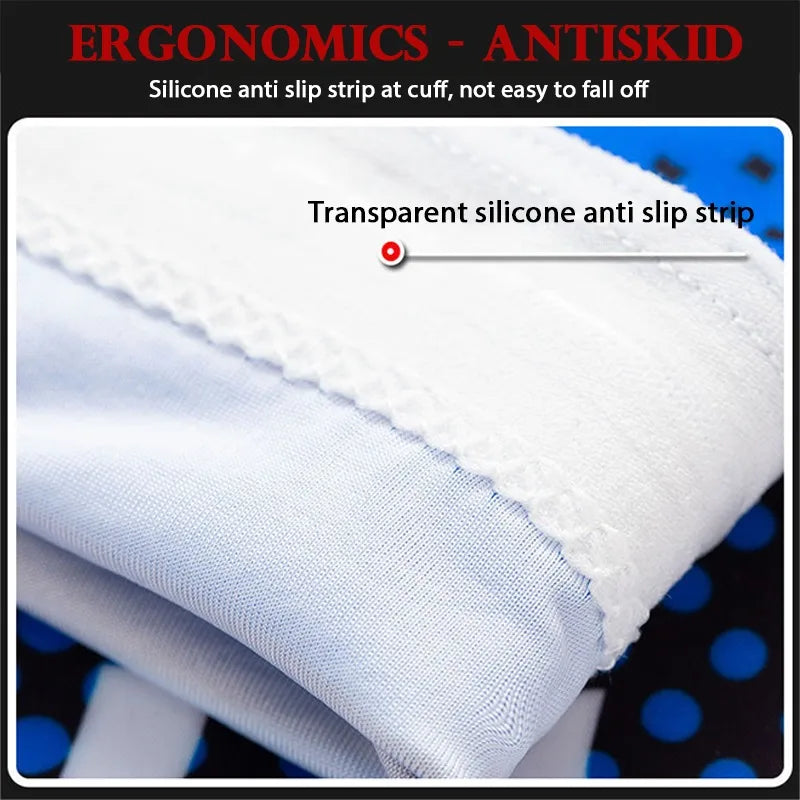 Summer Running Arm Sleeve Ice Silk Cooling Sunscreen Cuff UV Sun Protection Sleeve Anti-Slip Men Women Long Gloves Outdoor Sport