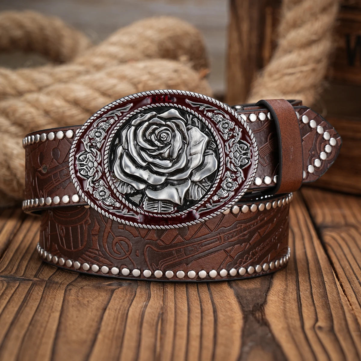 Unisex Classic PU Leather Belt with Metal Buckle – 3.8cm