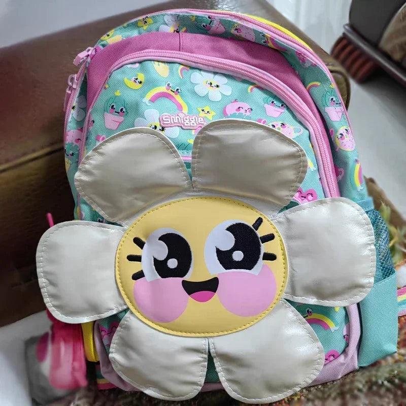Genuine Australia Smiggle Backpack Sunflower School Bag Cartoon Series Anime Backpack Student Gift Separate Purchases