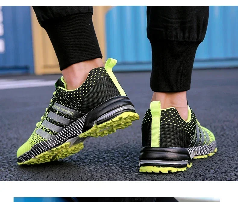 Men Casual Sneakers Summer Breathable Sport Shoes Lightweight Outdoor Mesh Running Shoes Athletic Jogging Tenis Walking Shoes