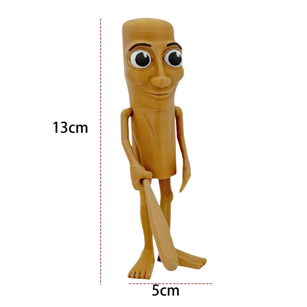 Italian Brainrot Tung Sahur Figure Toy Tralalero Tralala Figures Bombardino Crocodilo Shimpanzini Bananini Model Decor Doll Gift