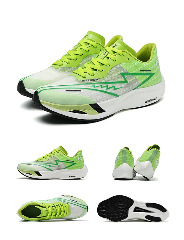 2023 New Full Palm Carbon Plate Running Shoes for Men and Women's Marathon Racing Shock Absorbing Sports Shoes Training Shoes