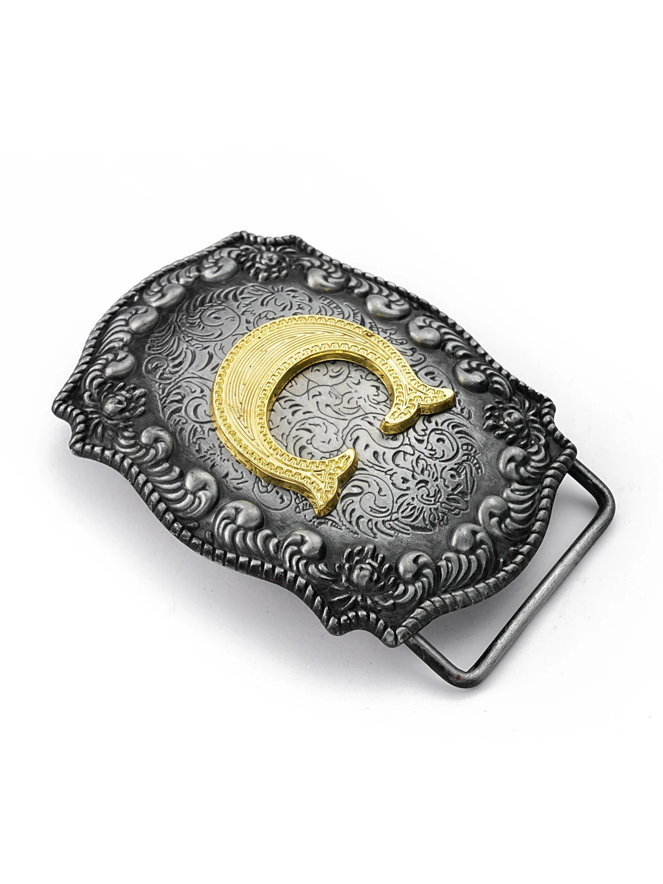 Western Cowboy letter belt buckle - stylish and unique stylish waist accessory
