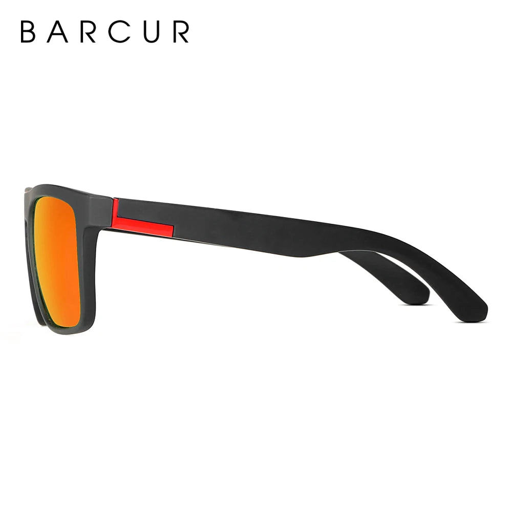 BARCUR NEW Polarized Sunglasses Men Driving Shades Male Sun Glasses For Men Oculos de sol