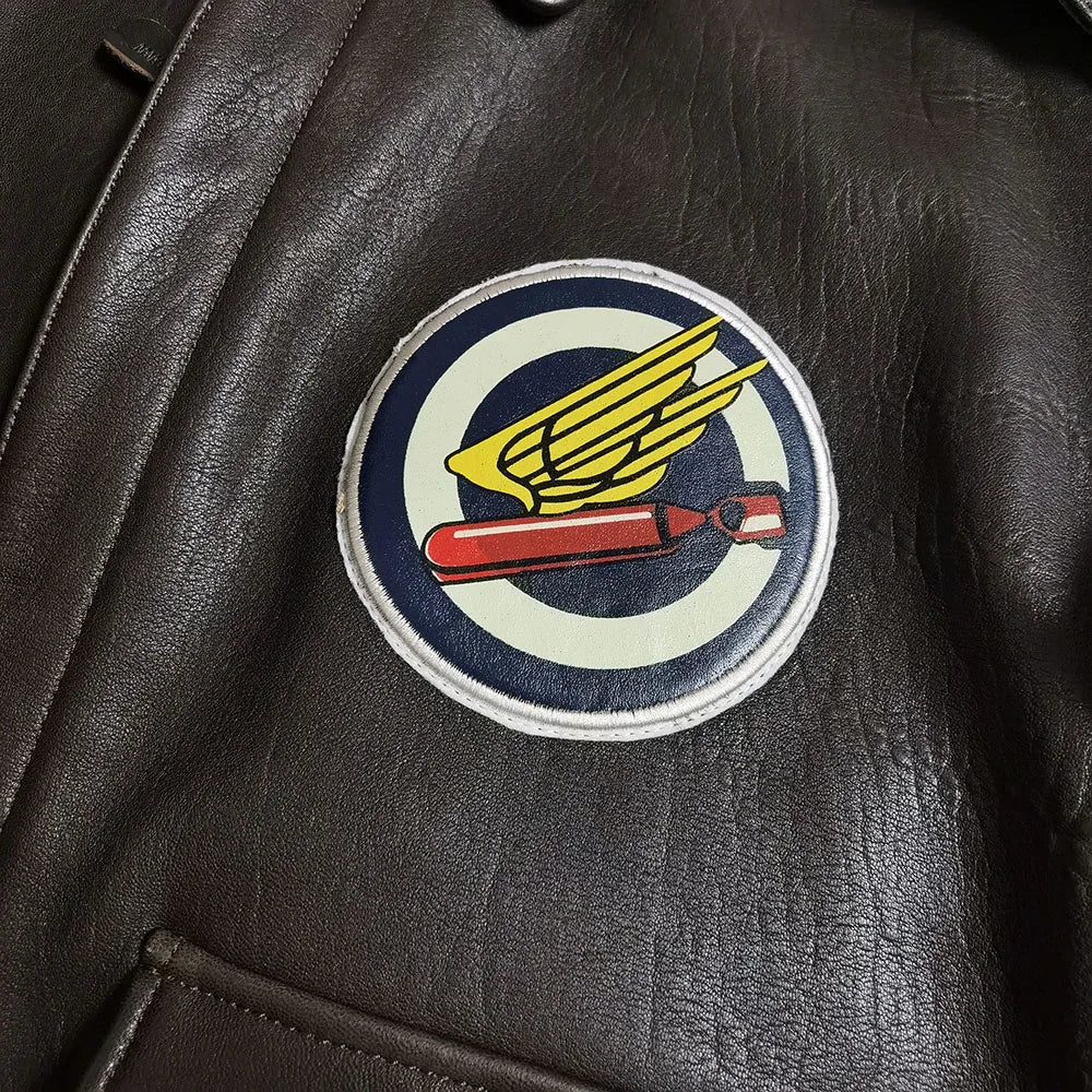 Wildfire 845 Bomber Pilot Clothing Genuine Leather Jacket Men's US Size Italian Sheepskin Foam Leather Flight Suit fur clothings