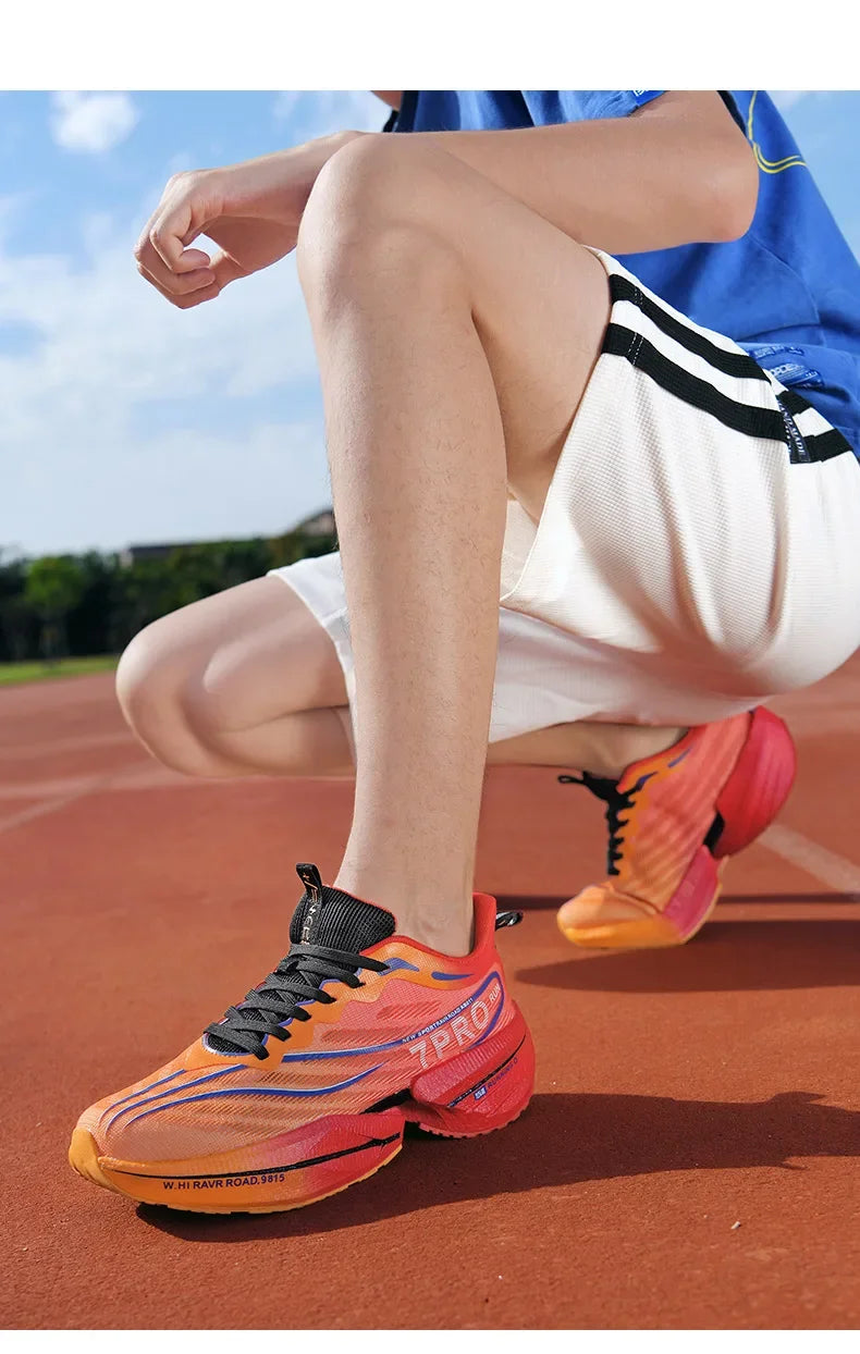 Sneakers for Men Summer Full-length Carbon Plate Running Shoes Lightweight Outdoor Non-slip Training Shoes Men's Tennis Shoes