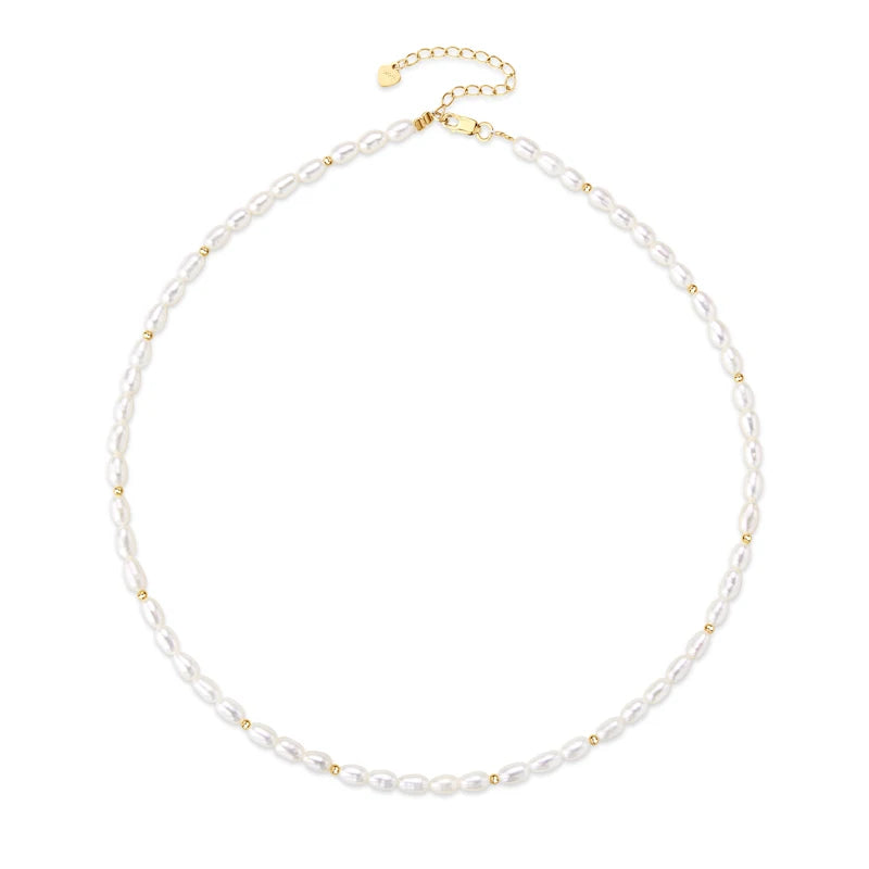 Lnngy Baroque Pearl Pendant Necklace S925 Sterling Silver Natural White Freshwater Pearl Necklace For Ladies Grace Jewelry Gift