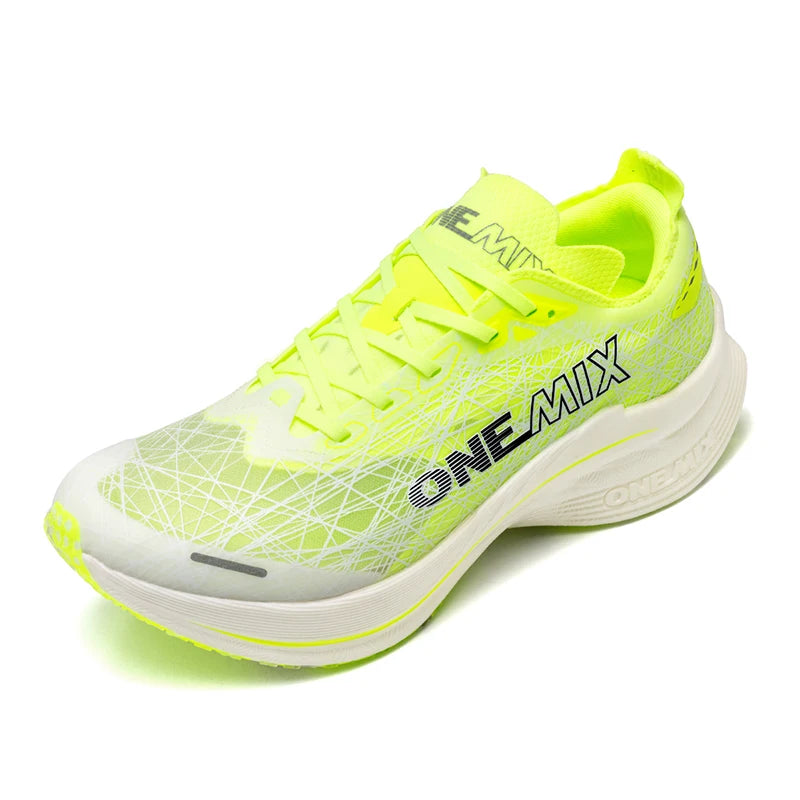 ONEMIX 2025 New Carbon Plate Marathon Running Shoe Pro Tests Stable Support For Shock-absorbing Ultralight Bounce Sneakers