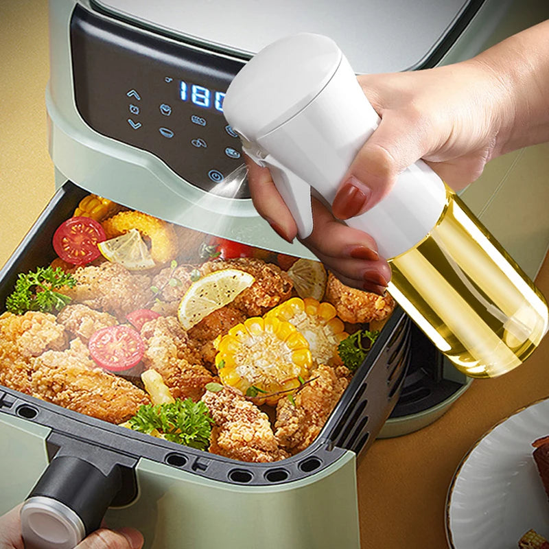 200/300/500ml Oil Spray Bottle BBQ Cooking Olive Oil Sprayer Kitchen Baking Oil Spray Empty Bottle Vinegar Bottle oil brush