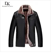 Brand leather jackets formen Genuine Sheepskin coats Crocodile pattern Dusen Klein Fashion leather men coat and jacket J1718