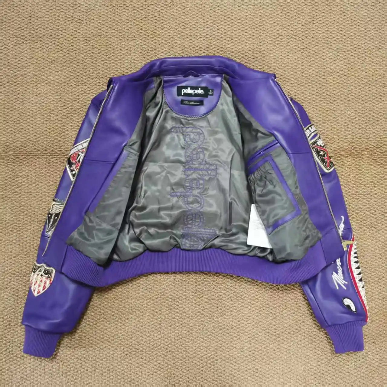 New genuine Europe United States women's clothing trend fashion leisure sheepskin jacket coat American Bruiser Plush