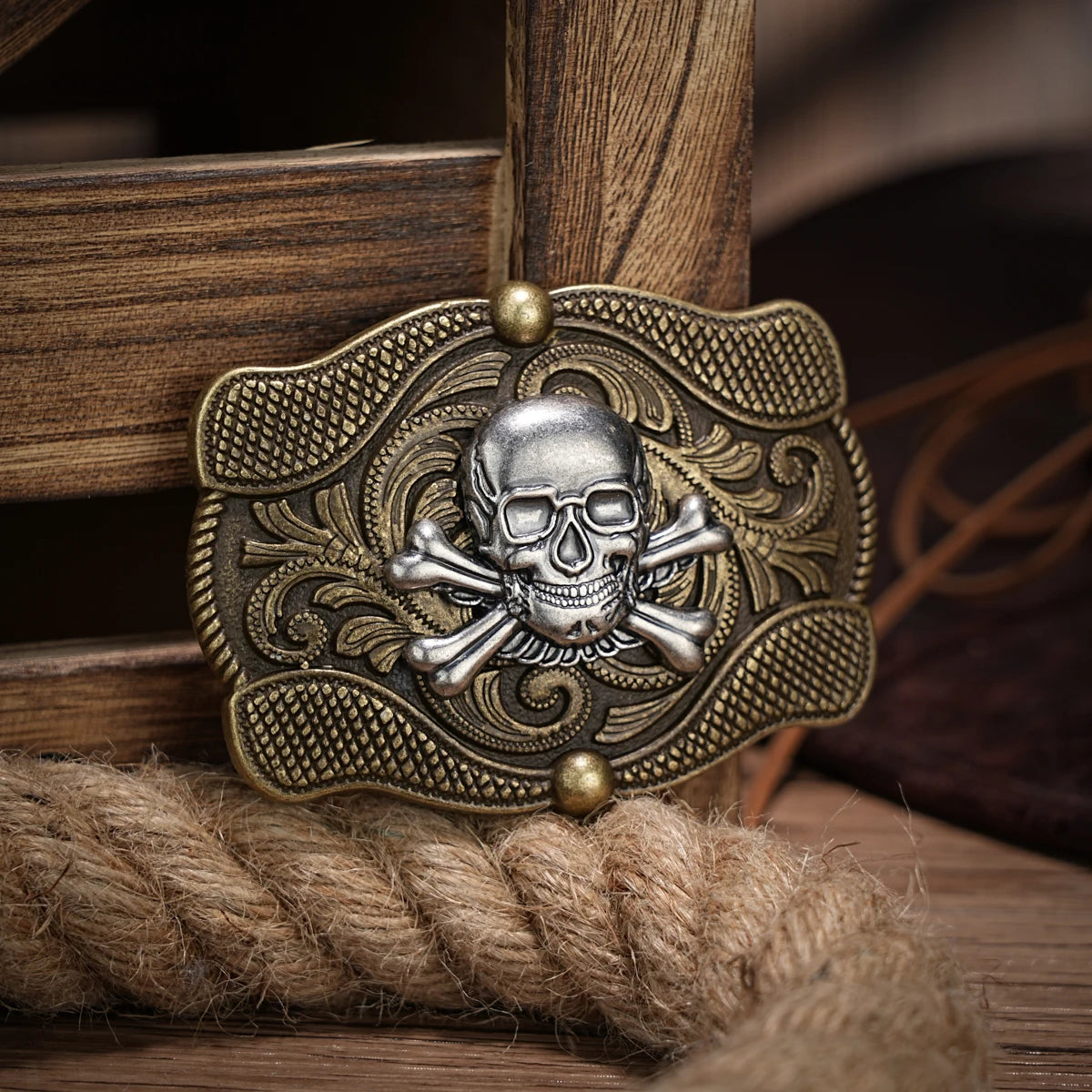 Men & Women-Western-Cowboy-PU Leather-Belts - Vintage Belt Floral Engraved Buckle Belt for Jeans