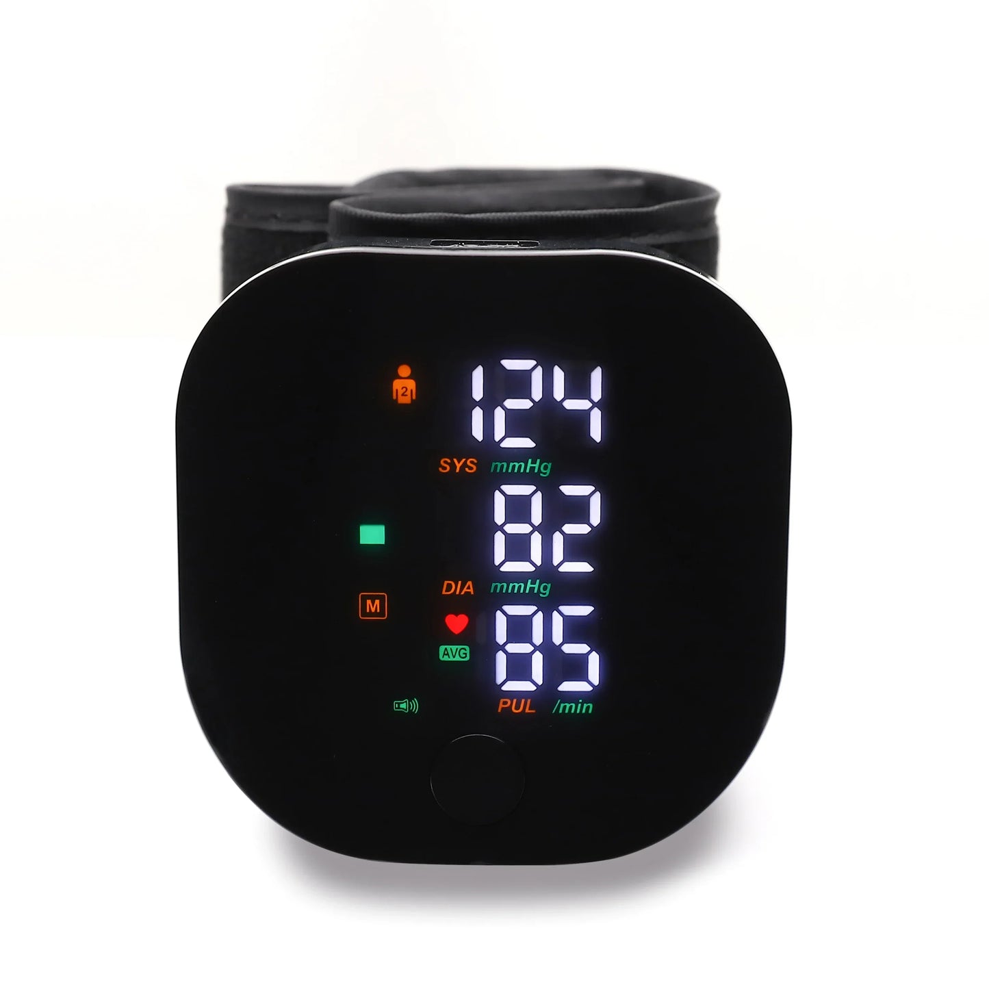 🖤 LINGKUN Wrist Blood Pressure Monitor,
LED Display | Fast Measurement | Digital Tensiometer | Heart Rate | USB Rechargeable