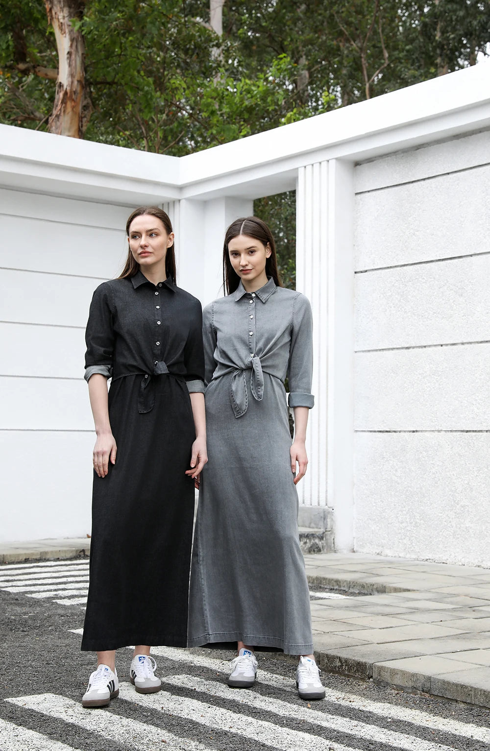 Denim Wrap Blouse & Slip Dress AP SS25 Women Lightweight