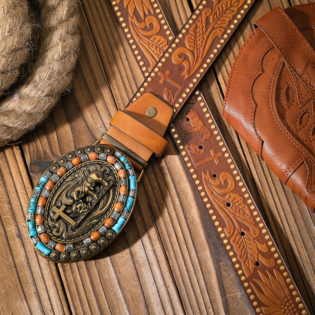 A casual and retro belt, a waist accessory for Western-style clothing, metal buckle, PU belt, suitable for both men and women