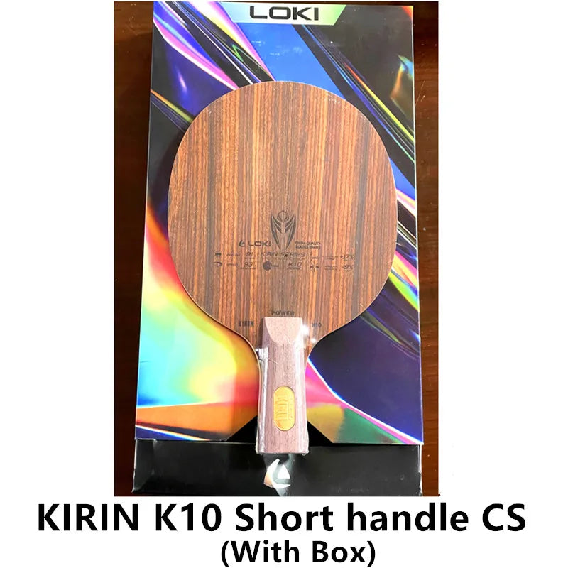 LOKI KIRIN K9 K10 K11 Professional Carbon Fiber OFF+ K7 Pure Wood Table Tennis Blade Original LOKI Ping Pong Blade Bat