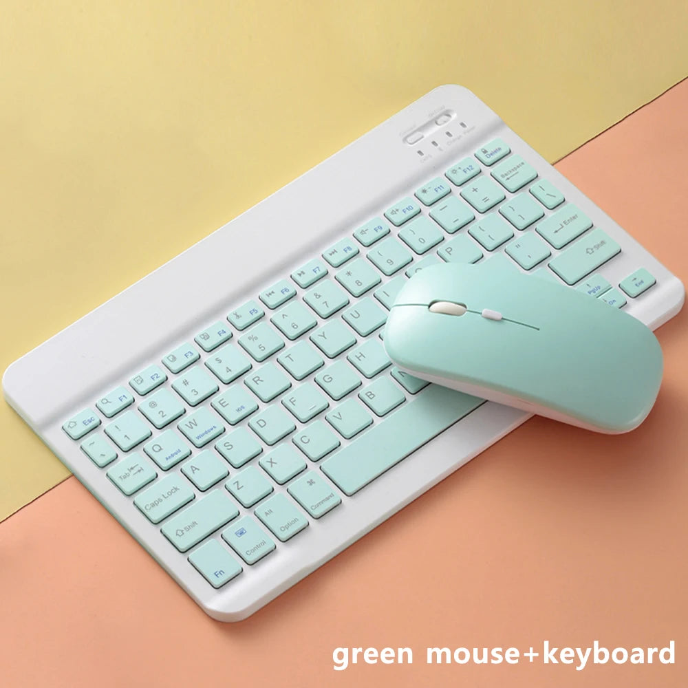 Bluetooth Keyboard and Mouse For iPad Xiaomi Samsung Huawei Phone Tablet Slim Mini Wireless Keyboard For Android IOS Windows