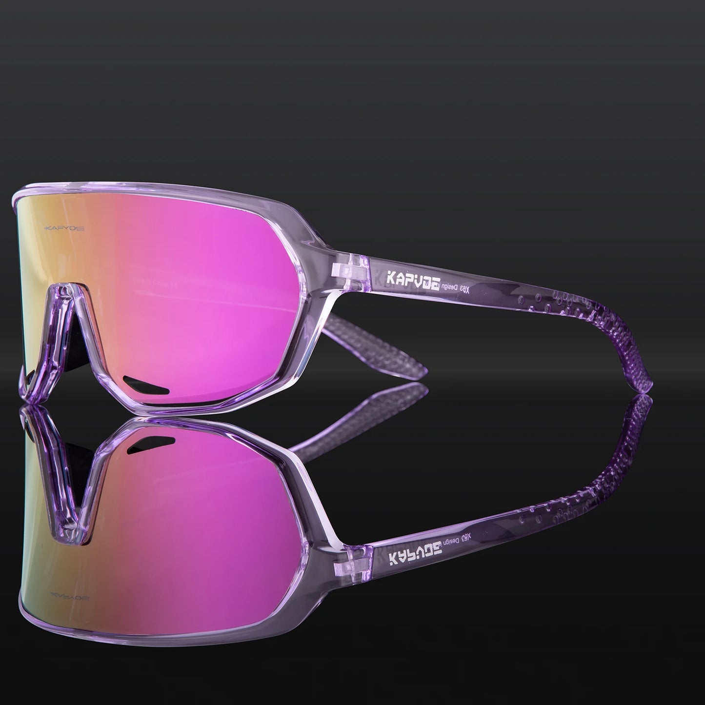 Kapvoe-Photochromic Cycling Sunglasses for Man Driving Bicycle Cycling Glasses Women Road Mountain Bike Outdoor Sport Goggles