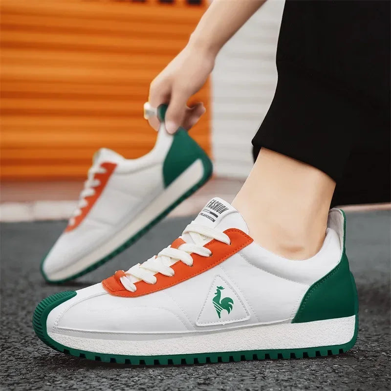 Official-website 2025 Men's Casual Sneakers Summer Comfortable Breathable Lace-up Running Shoes Men's Outdoor Soft-soled Shoes