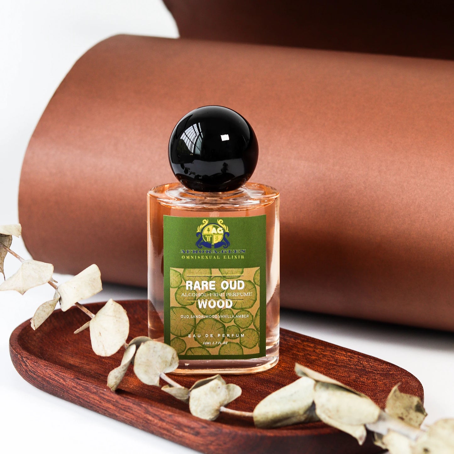 Oud Alcohol-Free Perfume Oil for Sensitive Skin | Long-Lasting Aromatic Woody Fragrance with Oud, Sandalwood & Vanilla