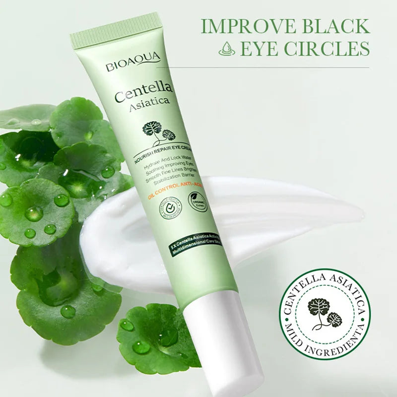 BIOAQUA Centella Asiatica Skin Care Sets Moisturizing Face Cream Anti Dark Circles Anti-aging Eye Cream Travel Size Skin Care