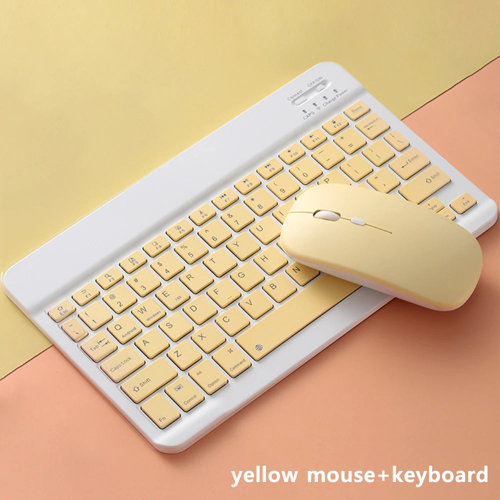 Bluetooth Keyboard and Mouse For iPad Xiaomi Samsung Huawei Phone Tablet Slim Mini Wireless Keyboard For Android IOS Windows