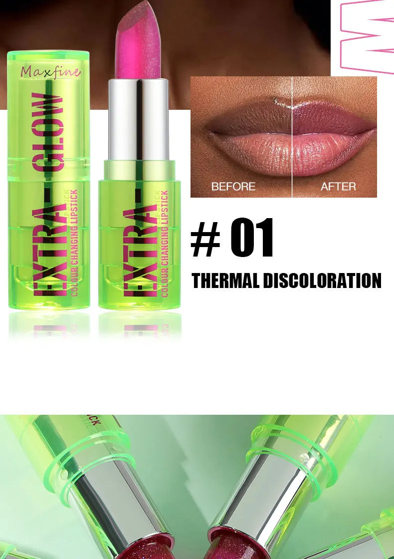Jelly Color Changing Moisturizing Lip Balm Temperature Color Changing Non-fading Waterproof Lasting Lipstick