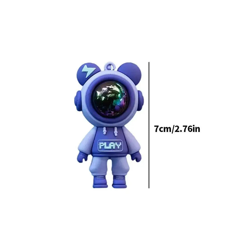 Car Air Outlet Perfume Tablets 3D Lightning Bear Air Conditioner Mouth Interior Decoration Products Car Deodorization Spaceman