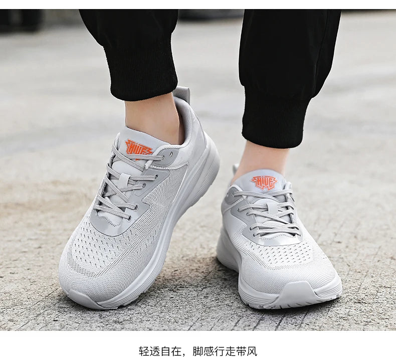 Couples breathable mesh casual sports shoes summer new non-slip outdoor running shoes plus size light men and women's sneakers