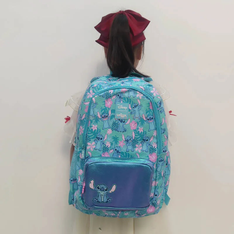 Genuine Australia Smiggle Backpack Disney Cartoon Series Stitch School Bag Anime Backpack Student Gift Separate Purchases