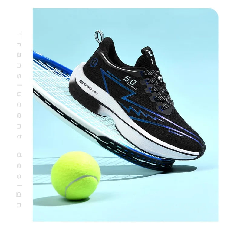 New Men's Sneakers Racing Carbon Plate Sports Running Shoes Light Anti-Slip Professional Track Field Training Shoes Tennis Shoes