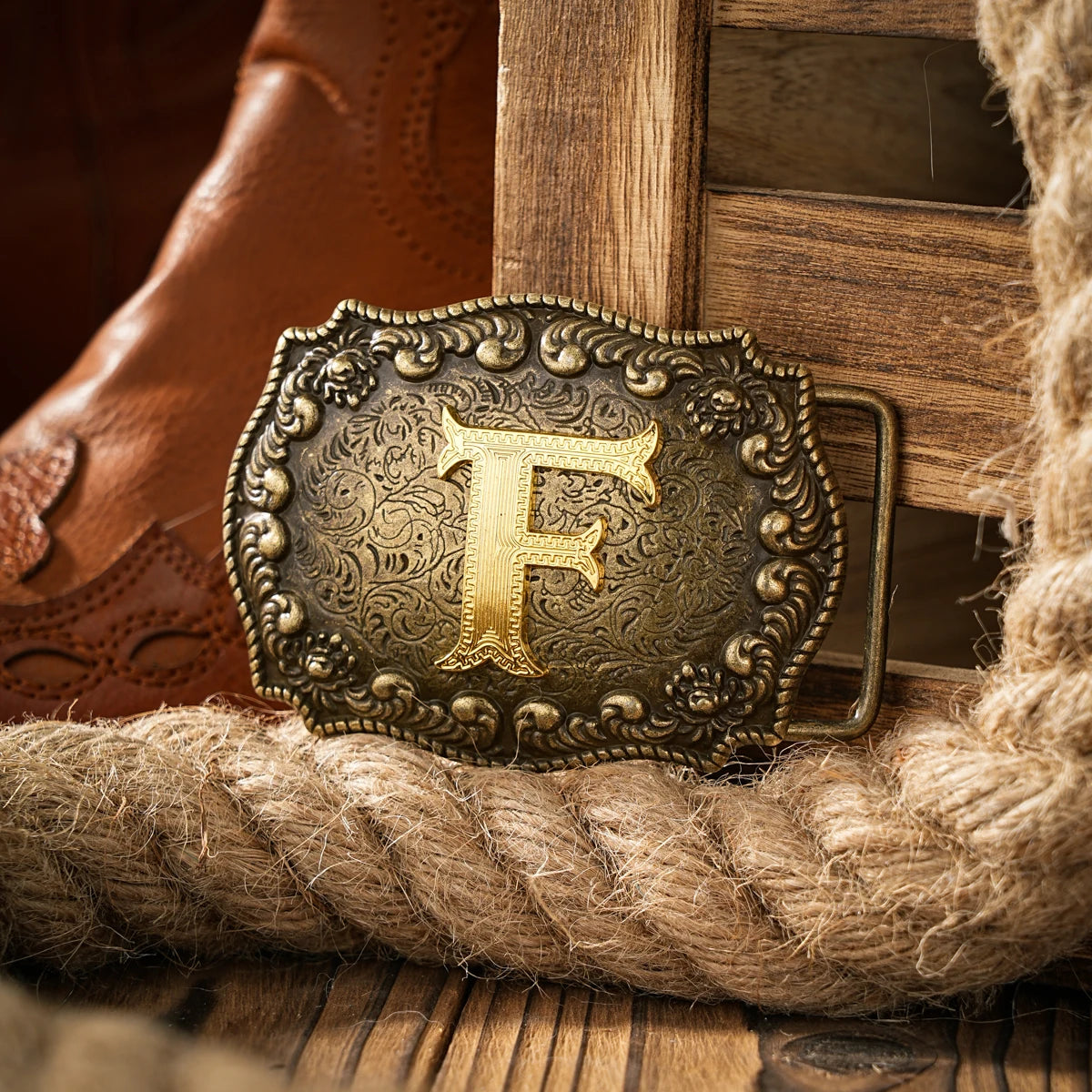 Western style letter motherboard buckle belt buckle head belt buckle head one