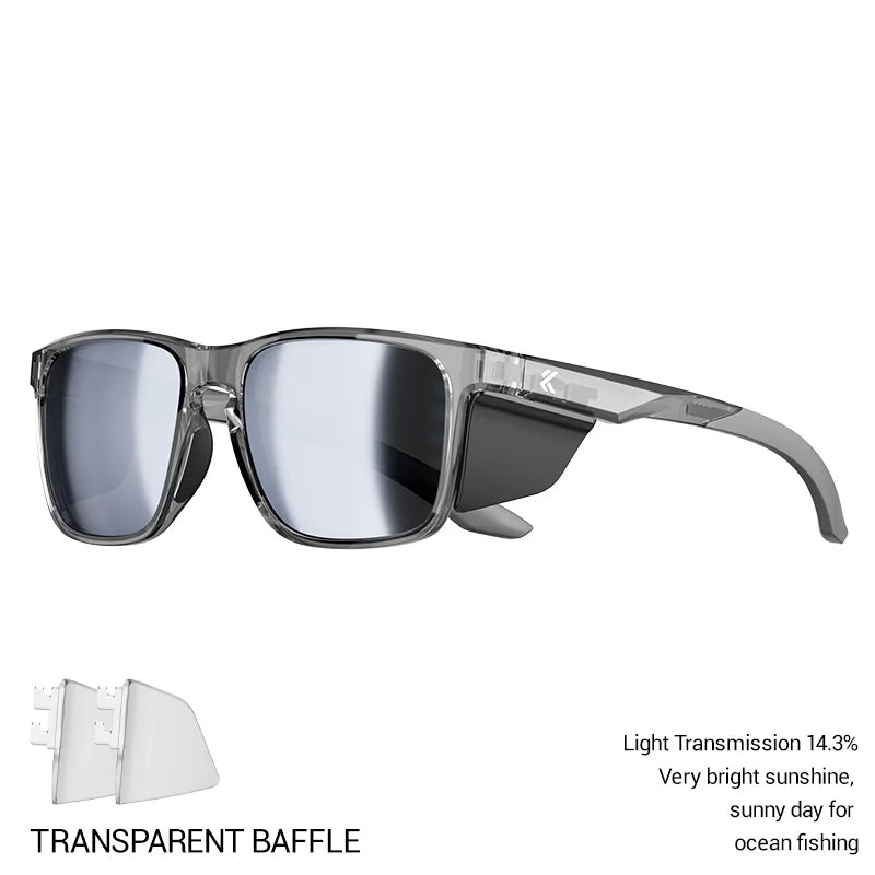 Kapvoe Polarized Outdoor Fishing Sunglasses Men Women MTB Road Bicycle Cycling Glasses Sports Camping Bike UV400 Fishing Goggles