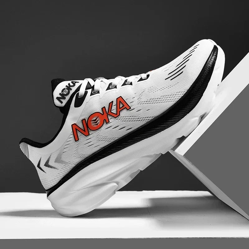 Marathon Sports Running Shoes Men Breathable Lightweight Sneakers Comfortable Athletic Nonskid Leisure Outdoor Sneakers for Men