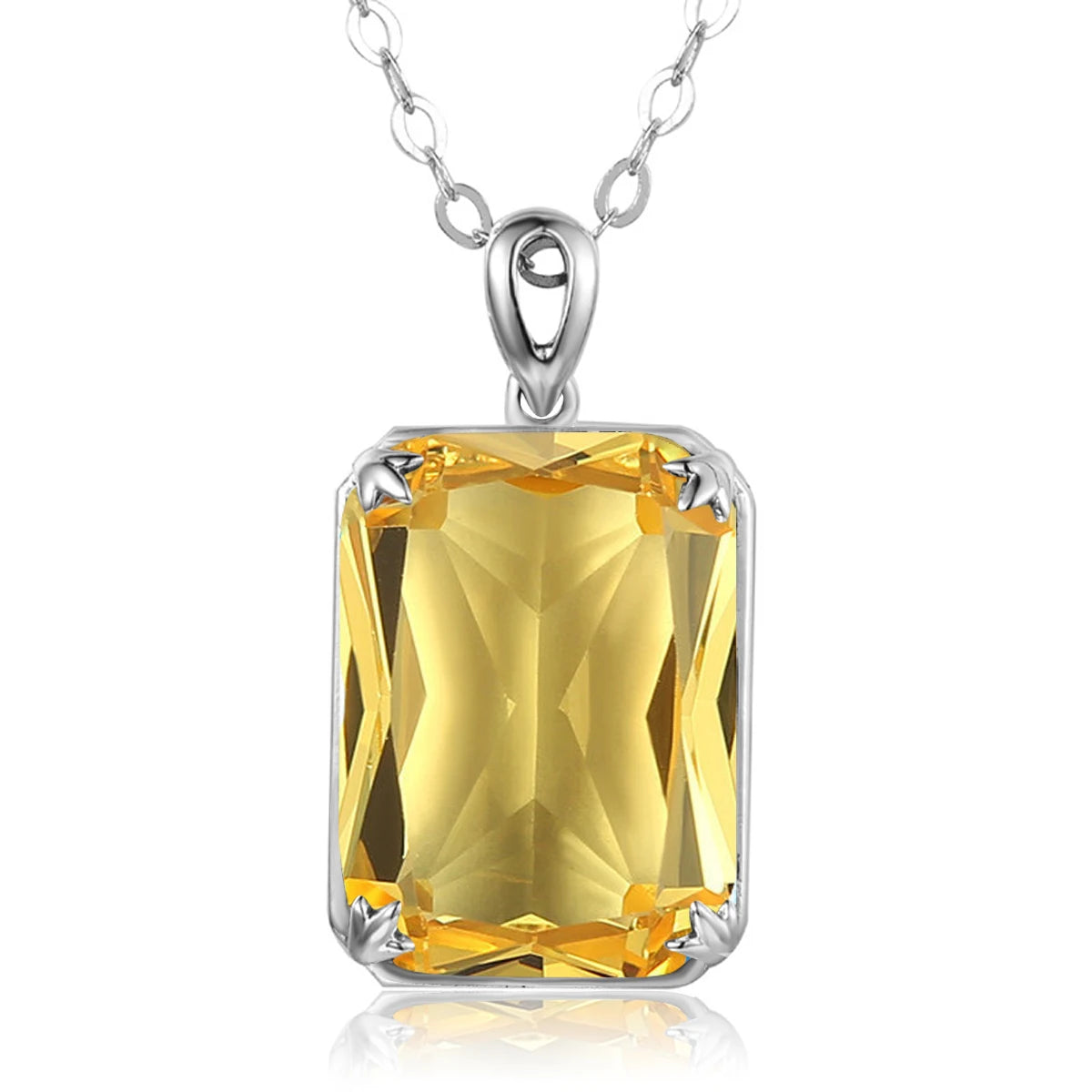 100% Real Silver 925 Necklace Pendant Aquamarine Women Jewelry Birthday Party Banquet Girl Accessories 2022 New Trendy