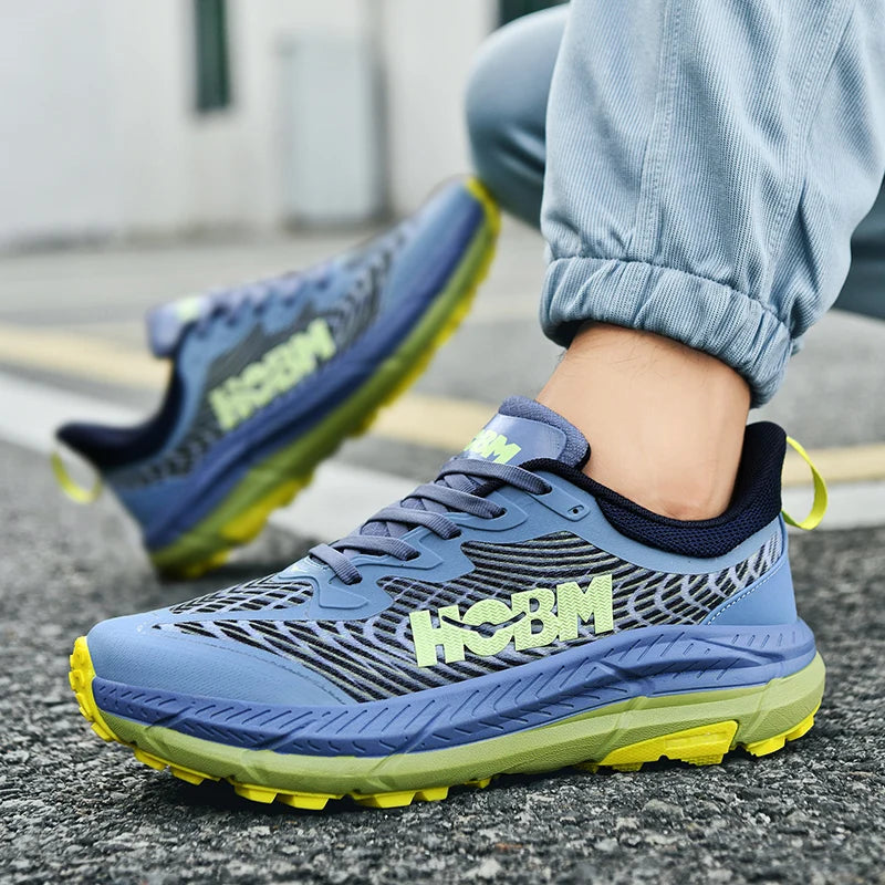 Marathon Shoes Men Casual Sneakers Man Trail Running Sports Shoe Mountain Marathon Shoe Outdoor Comfy Athletic Trekking Sneakers