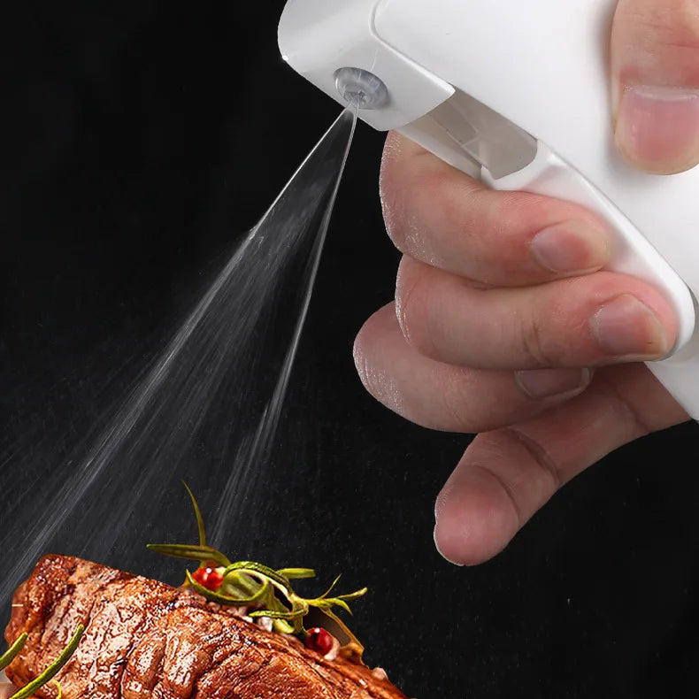 200/300/500ml Oil Spray Bottle BBQ Cooking Olive Oil Sprayer Kitchen Baking Oil Spray Empty Bottle Vinegar Bottle oil brush
