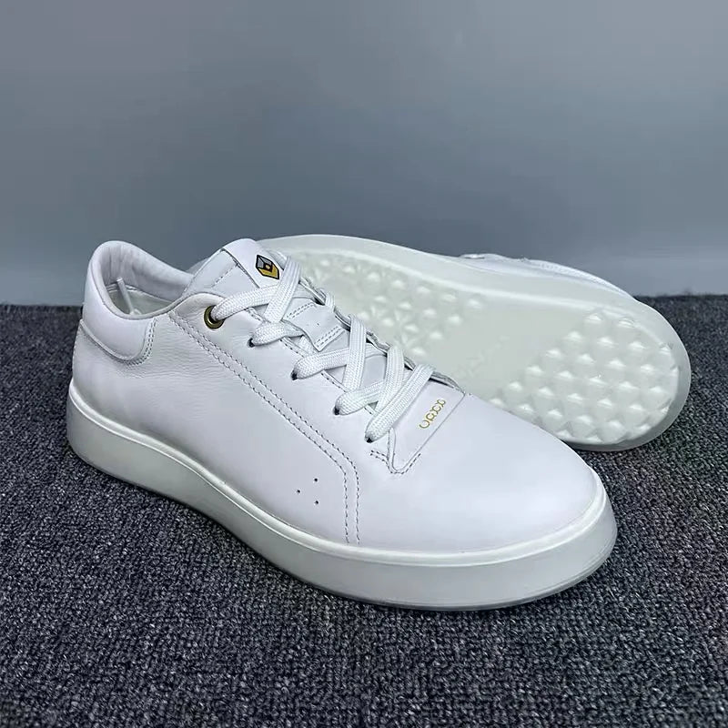 Fashion Genuine Leather Men Sneakers Breathable Comfort Classic Casual Shoes Mens Outdoor Walking Shoes Couple Footwear